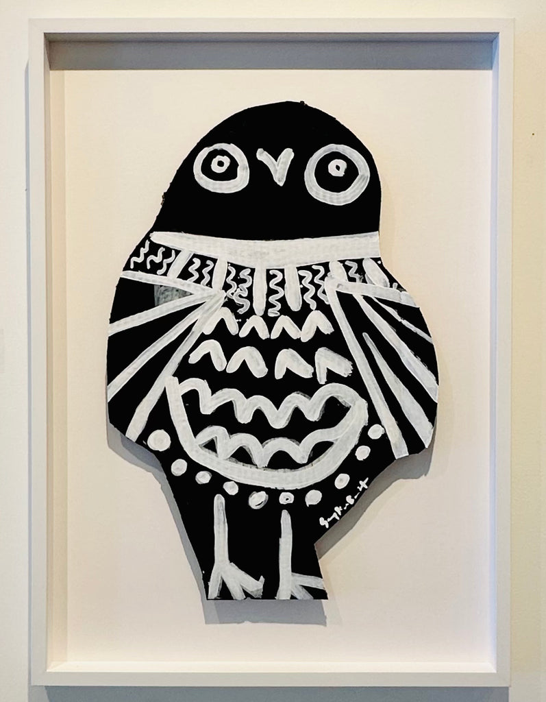 Owl - Framed 29x21