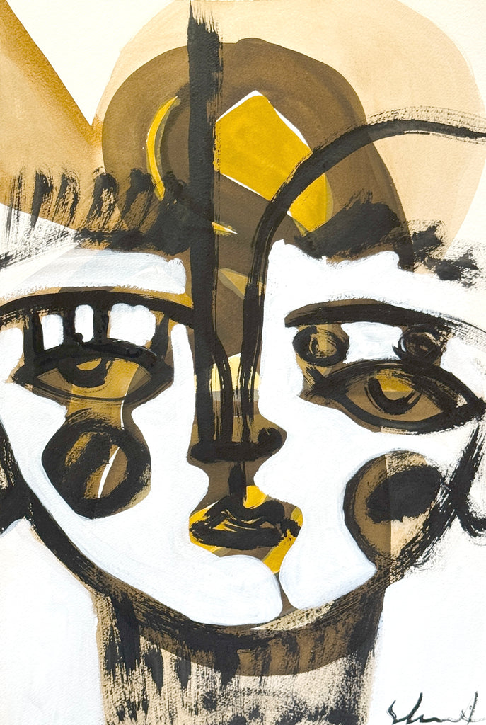 Mask Face - 21.5 x 14.5