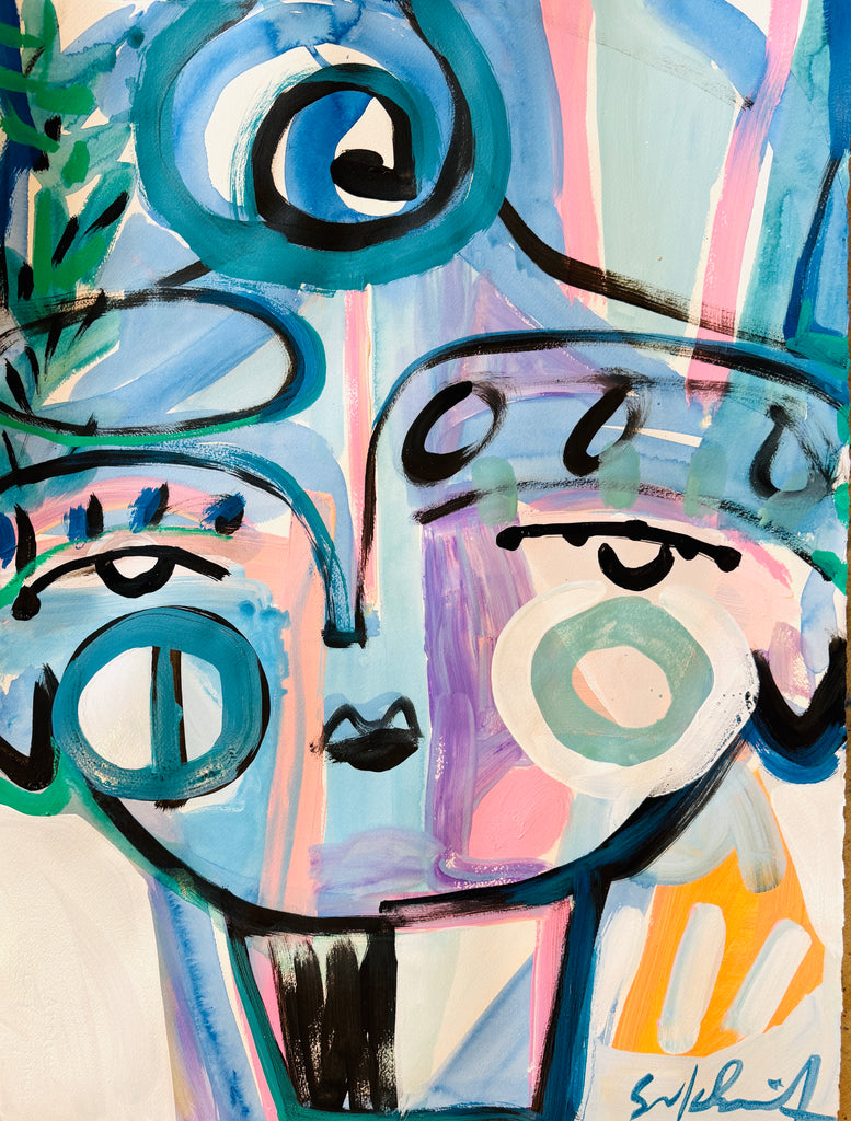 Lilac Face - 30 x 22