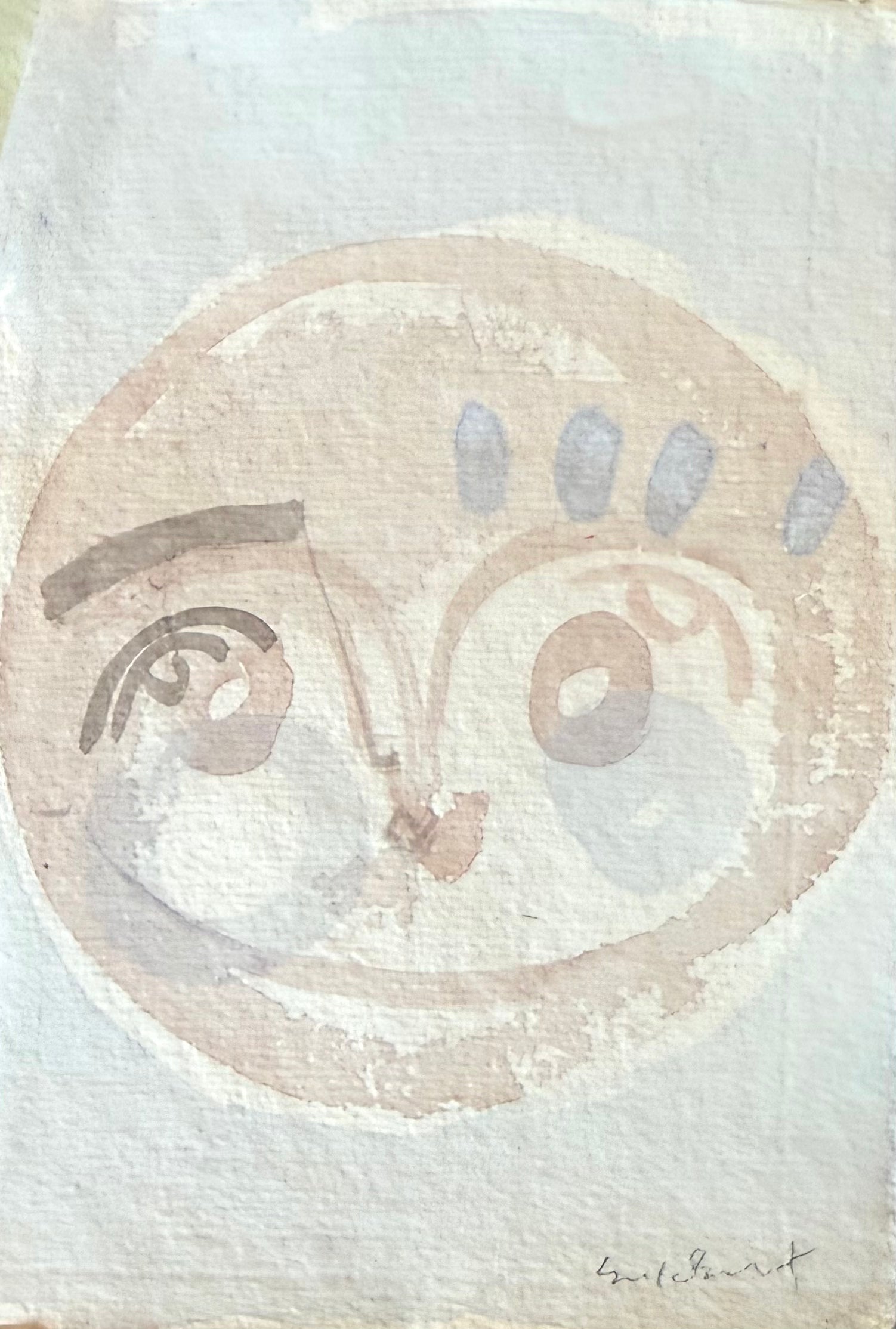 Moon Baby Blue Face