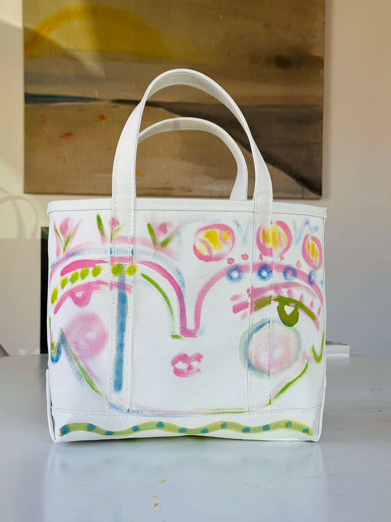 Medium Hand-Painted Tote Bag 2
