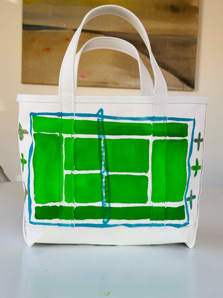 Medium Hand-Painted Tote Bag 3