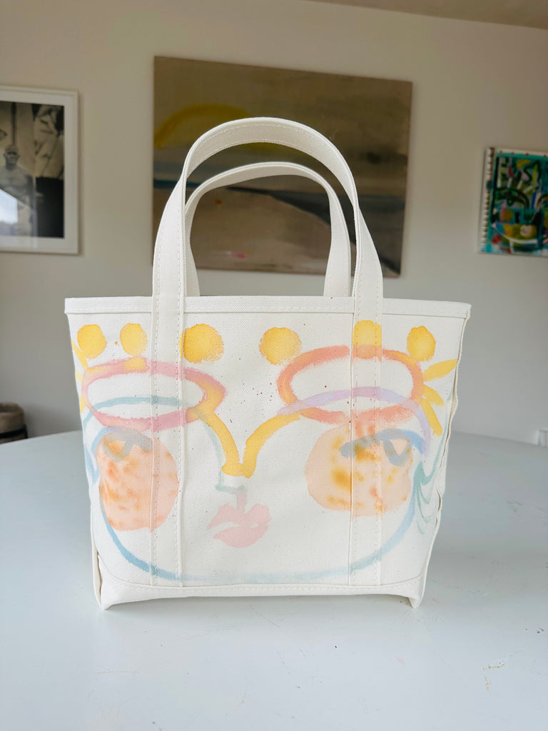 Canvas Bag Hand Painted Bag Design Hand Painted Canvas Tote Bag