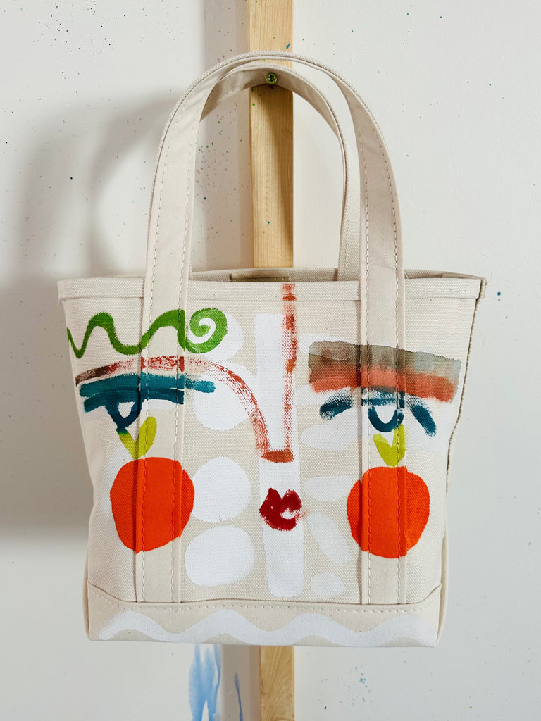Small Hand-Painted Tote Bag 2