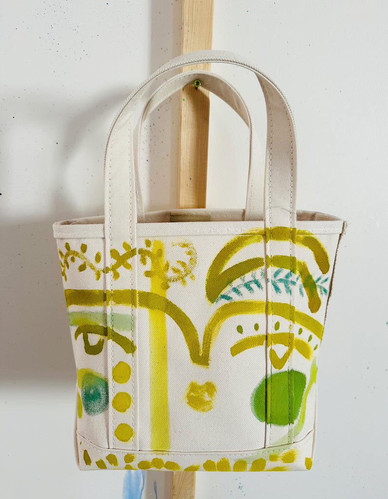 Small Hand-Painted Tote Bag 3