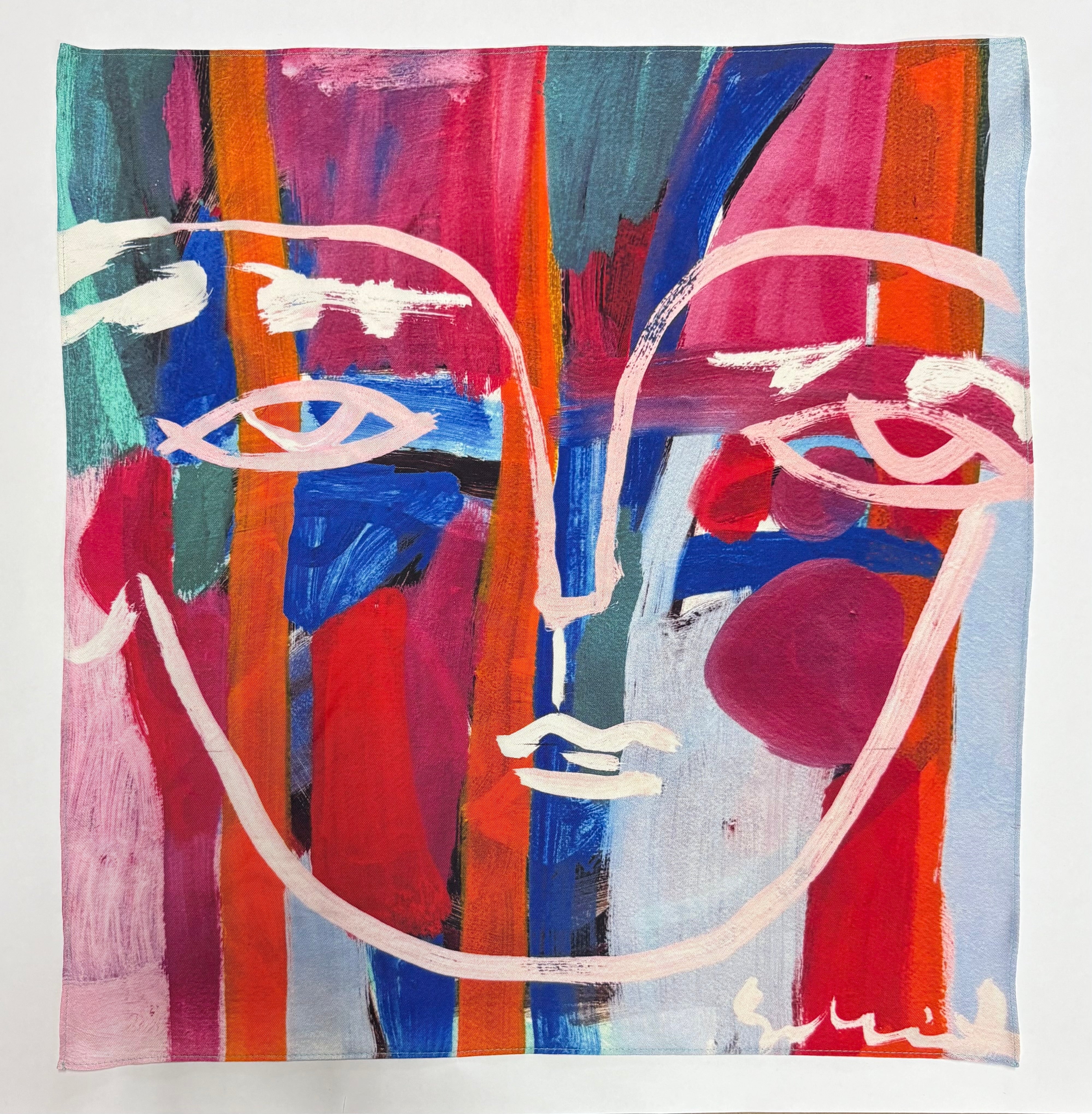 Feliz Silk Scarf - 18x18