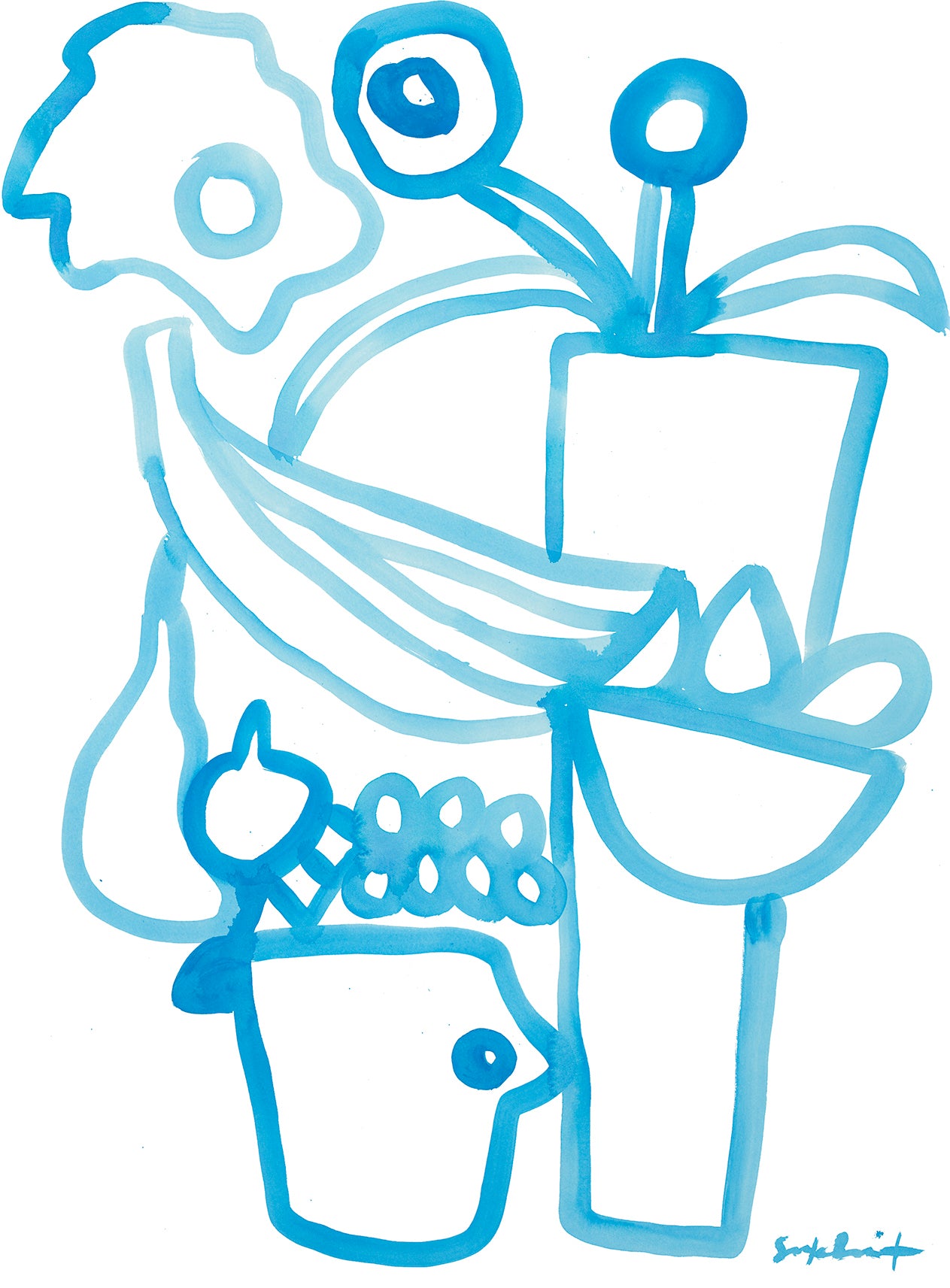 Still Life in Blue