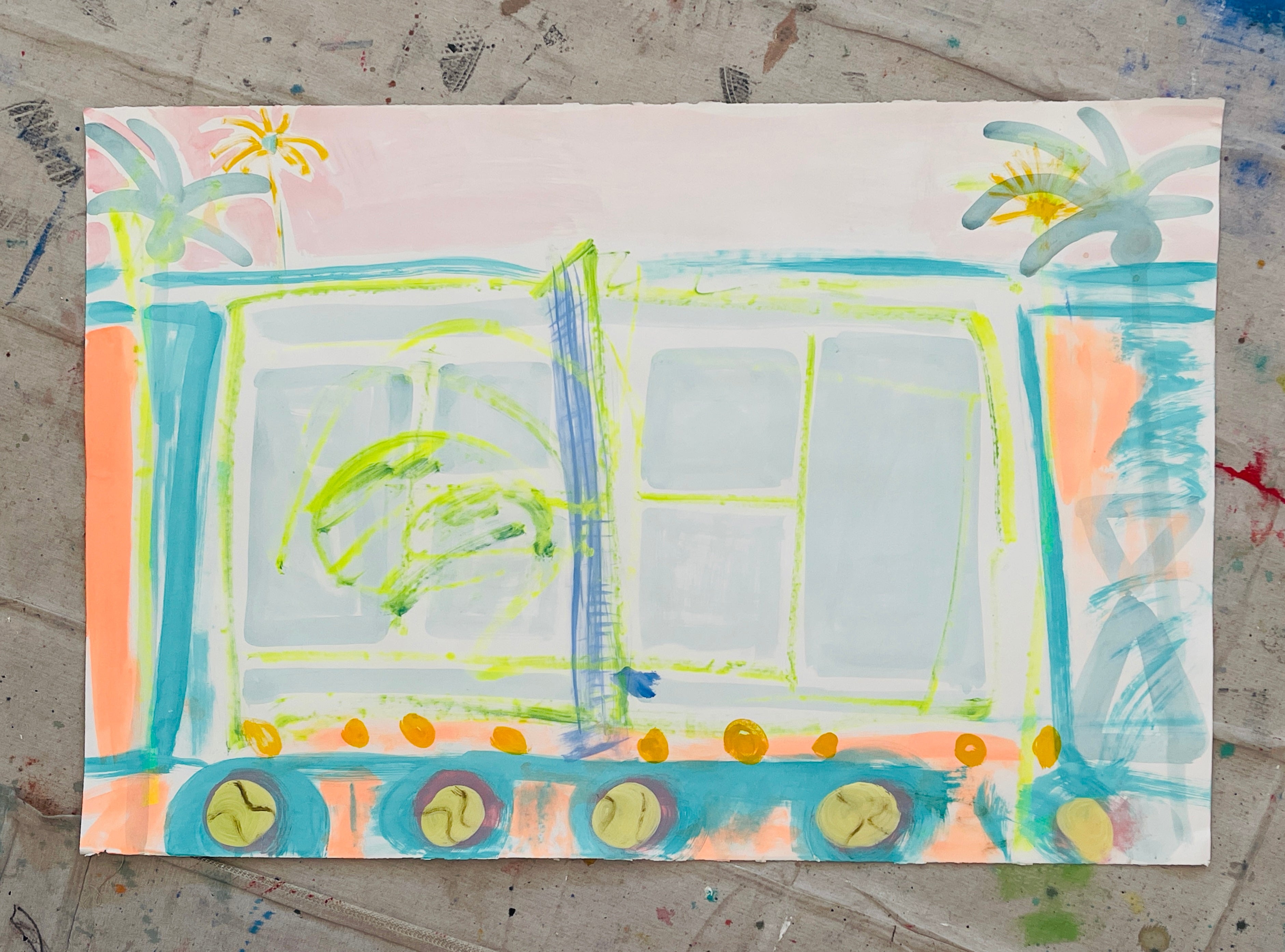 Melon Palm Tennis Court - 30 x 44