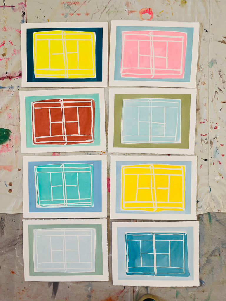 Teal Court- 11 x 15