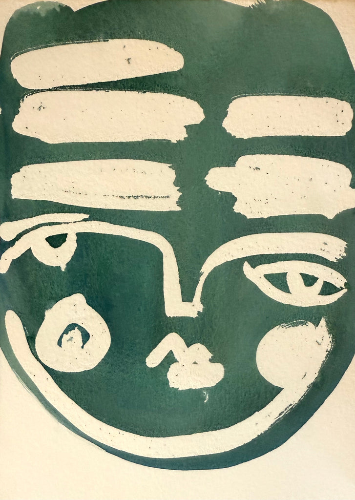 Simple Blue Face 24