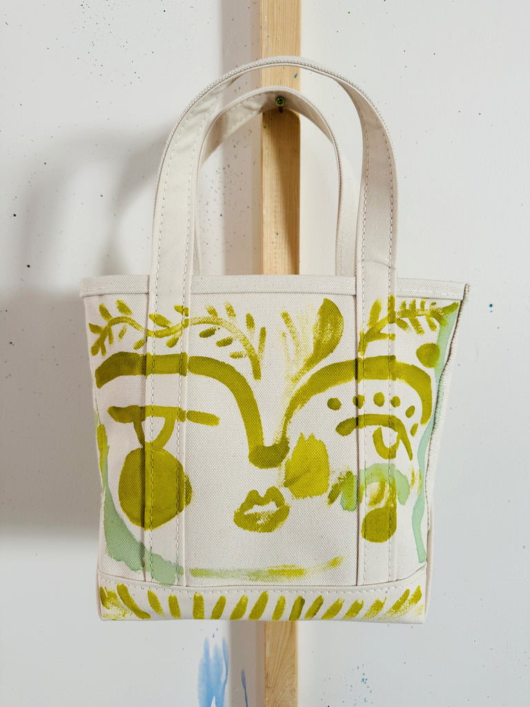 Small Hand-Painted Tote Bag 1