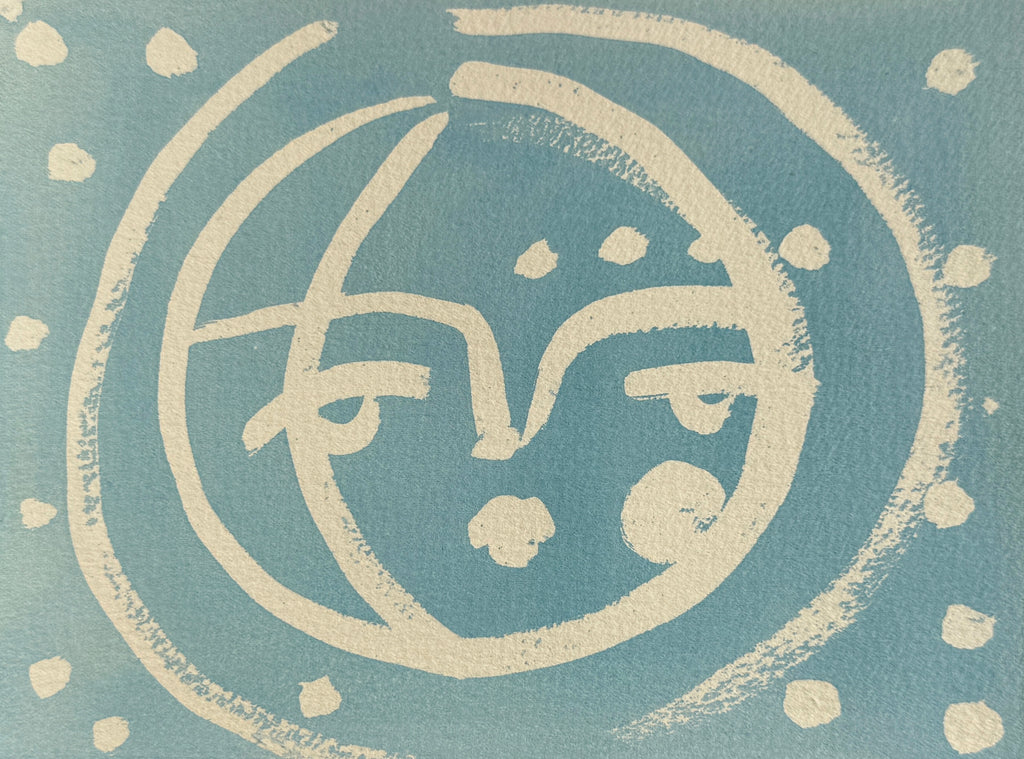 Tiffany Blue Moon Face