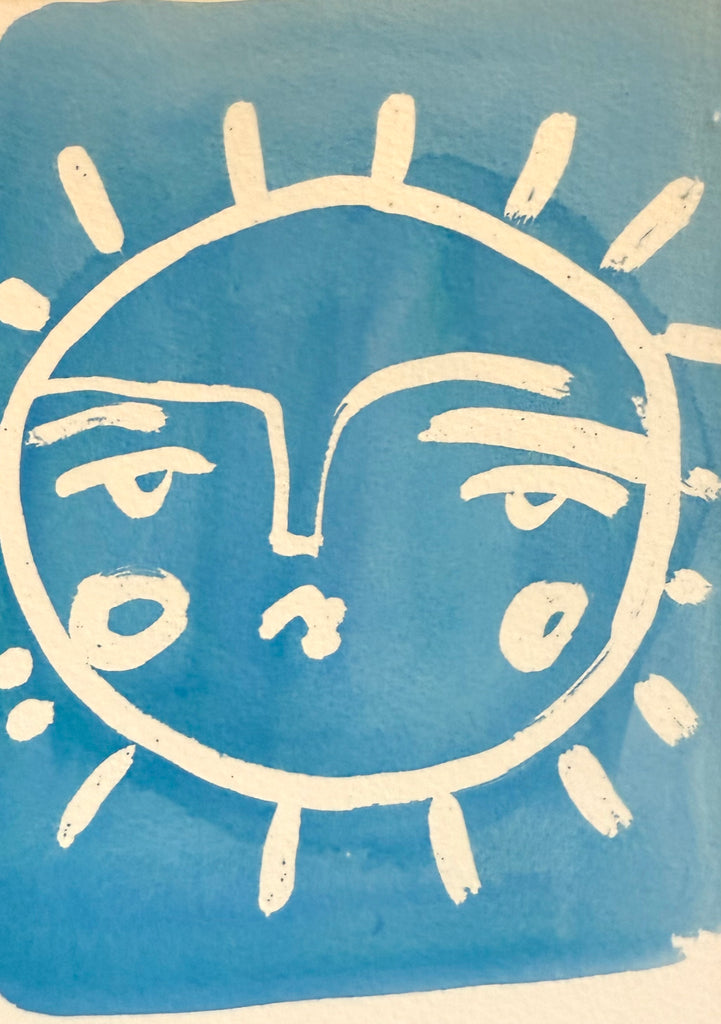 Simple Blue Sun