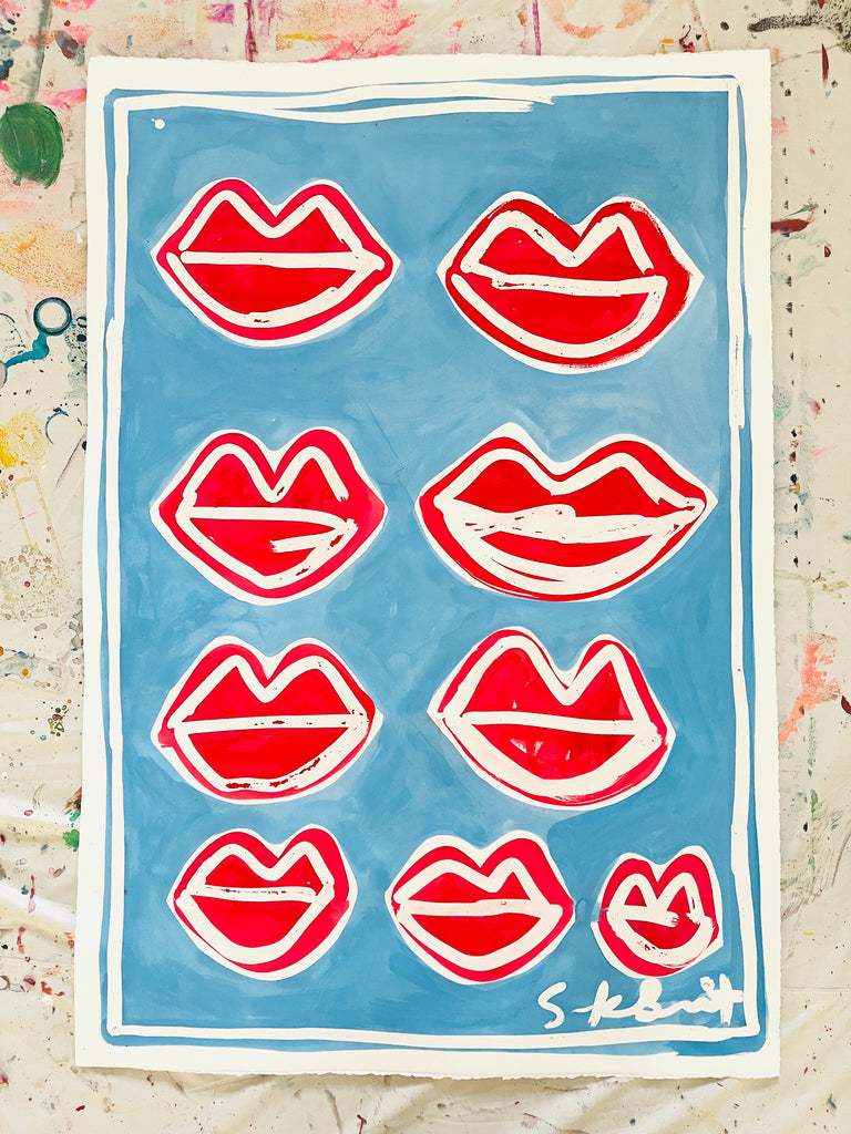 Real Red Lips - 44x30 *SOLD*